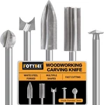 Wood Carving Drill Bits Set Compatible With Dremel Rotary Tool 5 Different En.... Fixed Price $19.90.
