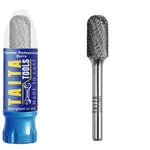 Carbide Burr 1/4" Shank, SC-5 Tungsten Double Cut Rotary Die Grinder Bits C.... Fixed Price $34.10.
