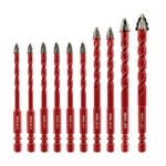 Focstol Serrated Masonry Drill Bit Set 10PCS High-strength Eccentric Twist .... Fixed Price $38.30.
