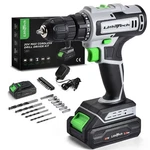 Cordless Drill Set, 20V Power With Battery 2.0AH And Charger, 3/8-INCH .... Fixed Price $60.03.