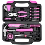 Dowell 40 Pieces Home Tool Set Pink, General Household Hand Kit. Fixed Price $25.49.