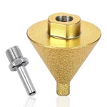 Diamond Beveling Chamfer 0-2", Drill Bit, Calidad Tools Tile Cone.... Fixed Price $44.86.
