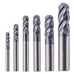 High Performance 6PCS Solid Carbide Ball Nose End Mills Set 1/8", 3/16", 1/4".... Fixed Price $133.70.