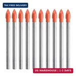 Gunpla 10PCS Multi-material Drill Bits Set, Cemented Carbide Masonry. Fixed Price $17.73.