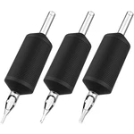Tatmax 20PCS 1 Inch 25MM Tattoo Disposable Tubes Tips Black Silicone Clear Ti.... Fixed Price $24.99.