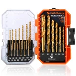 Wildbossy M35 Cobalt Drill Bit Set 20PCS 1/16-1/2 Metal Hss Split Point. Fixed Price $46.99.