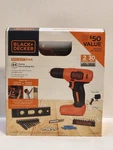 Black + Decker #BDCD8HDPK Volt Max Lithium Ion Drill 44 Pc Project Pak - New. Fixed Price $34.99.