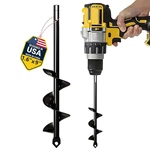 Auger Drill Bit For Planting 1.6 X 9 Inch - Spiral Hole Planter Bulbs, Bed. Fixed Price $18.99.