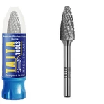 Carbide Burr 1/4" Shank, SF-5 Tungsten Double Cut Rotary Die Grinder Bits C.... Fixed Price $27.45.