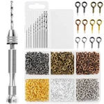 Shynek Pin Vise Hand Drill Set, Manual With 600PCS Small Colors. Fixed Price $14.76.