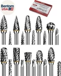 Carbide Burr Set 20PC 1/8" Shank 3MM Tungsten Double Cut Rotary. Fixed Price $34.99.