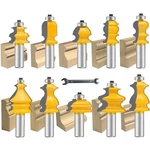 Oletbe Architectural Molding Router Bit Set 10 Pcs 1/2-INCH Shank Corner Roun.... Fixed Price $148.51.