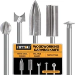 Wood Carving Drill Bits Set Compatible With Dremel Rotary Tool 5 Different En.... Fixed Price $24.90.