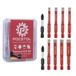 Focstol Diamond Drill Bits Set 10PCS Tile Porcelain Ceramic Hole Saw 3/16-3/8. Fixed Price $49.99.