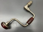 (j) Vintage Craftsman 10-4240 Hand Brace Reversible Drill 14.5"L Vgc Usa. Fixed Price $35.00.