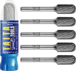 Carbide Burr 1/4" Shank, SC-5 Tungsten Double Cut Rotary Silver. Fixed Price $120.50.