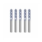 Hunricho 5PCS Carbide Ball Nose Cnc Router Bits 1/4" Cutting Diameter Milling.... Fixed Price $58.53.