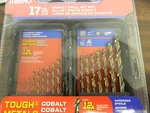 Mibro Cobalt Hss Drill Bit Set 17PC 492470. Fixed Price $55.00.