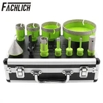 Fachlich 6-127MM Diamond Drill Bits Kit For Tile Marble Granite Concrete. Fixed Price $229.23.