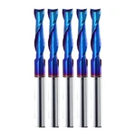 5PCS Cnc 2 Flute Plunge Router Bits Solid Carbide Nano Blue Coated Upcut End .... Fixed Price $99.32.