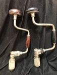 Vintage Stanley Press Drill 02-923 945A Manual Tools Wood Handle. Fixed Price $39.22.