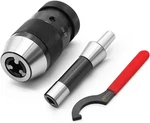 Super Heavy Duty Precision Integrated 1/32"-5/8" B18 Keyless Drill Chuck With R8. Fixed Price $47.51.