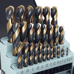 Behappy 29PCS Cobalt Drill Bit Set, 135 Degree Tip High Speed Steel With Black. Fixed Price $56.16.