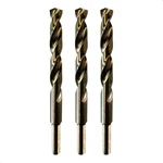 (1/2 Inch, Pack Of 3) M35 5% Cobalt Twist Drill Bit Set For Hard Metal, Steel.... Fixed Price $34.31.