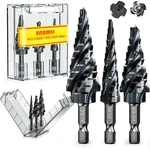 M35 Cobalt Step Drill Set, Tialn Coated Unibit Metal Hole Cutter 1/8"-7/8.... Fixed Price $74.92.