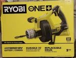 Ryobi P4002 One+ 18V Hybrid Drain Auger. Fixed Price $85.00.