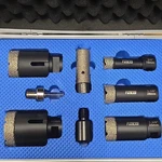 Fachlich Diamond Drill Bits Set For Tile & Marble, 7PCS, 19-51MM, Angle Grinder. Fixed Price $55.00.