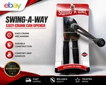 Swing A-way Away Easy Crank Can Opener Heavy Duty Large Grip New. Fixed Price $23.99.