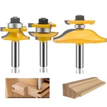 Leatbuy Router 1/2 Inch Shank Raised Panel Set 3 Pcs Round Ov.... Fixed Price $54.32.
