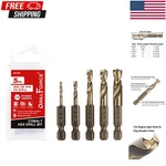 Pro Edge 7PCS Cobalt Stubby Drill Set, M35 Hss Short For Hard .... Fixed Price $32.98.