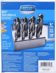 Century Drill & Tool 47408 Silver Deming Bit Set 8PCBLACK Oxide M2 Steel. Fixed Price $110.00.