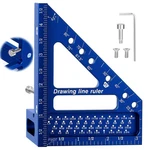 Aiwons 3D Multi-angle Measuring Ruler -precision Woodworking Square Blue. Fixed Price $46.73.