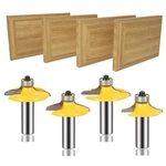 Taiwain Router Bit 12INCH Shank Classical Door And Drawer Front Edging, 4PCS .... Fixed Price $73.19.