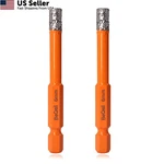 Porcelain Tile Diamond Drill Bits Set,beqell 2PCS 1/4" Hex 6MM, Orange. Fixed Price $21.66.
