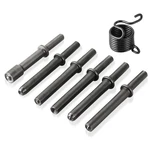 7 Pcs Air Hammer Rivet Bit Set, Heavy Duty 0.401 Shank Smoothing Pneumatic Ai.... Fixed Price $27.95.