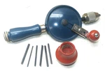 Vintage Stanley Hy-lo Drive No 03-222A Eggbeater Drill W/ Bits INV17737. Fixed Price $35.00.