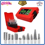 Carbide Burr Set 1/4 Shank 10 Pcs Double Cut Die Grinder Bits For Milling,.... Fixed Price $64.46.