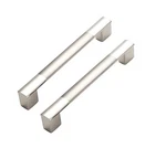 6" Bi-color Chrome/satin Nickel Kitchen Cabinet Dresser Drawer Handle Pull Ha.... Fixed Price $96.14.