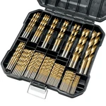 Behappy 99 Pcs Drill Bit Set, 135 Tip Titanium Coated High Speed Steel, Twis.... Fixed Price $34.75.