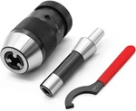Super Heavy Duty Precision Integrated 1/32"-5/8" B18 Keyless Drill Chuck With R8. Fixed Price $44.30.