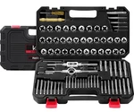 Kolvoii 81-PIECE Tap And Die Set, Sae & Metric #4 1/2" M3 M12, Heavy-duty G.... Fixed Price $92.98.