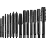 Wolfride 14PCS Nitriding Coated Straight Flute Set American Thread Taps,.... Fixed Price $23.52.