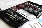 Chiaogoo Twist 4" Red Lace Interchangeable Complete (us 2 - 15) Knitting Set. Fixed Price $271.00.