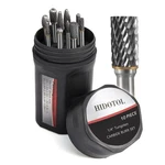 Hidotol Carbide Burr Set 1/4" Shank 10PC Tungsten Double Cut Rotary B.... Fixed Price $97.48.