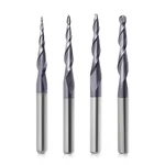 Tapered End Mill Cone Ball Nose Carbide Bit Cnc Cutter 4PCS/PACK R0.25 1.0 Tip. Fixed Price $52.99.