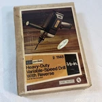 Vintage Sears Craftsman 9-1148 Electric Drill 3/8" Reversible Variable Speed Nos. Fixed Price $64.76.
